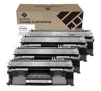 ZOOMTEC Compatible for HP CF280A 80A Toner Cartridge Compatible with HP Laserjet Pro 400/400dn/400dw/400d/M401dn/M401a/M401d/M401n/M401dne/M401dw MFP M425dw/M425dn Printers (4 Pack Black)
