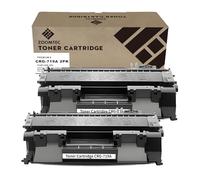 ZOOMTEC CRG-719A CRG 719A Toner Cartridge Compatible with Canon LBP-6300dn 6650dn 6680x 6670dn 6310dn MF6180dw 6140dn LBP-253x 251dw 252dw MF411dw 416dw 418x 419x Printer (2x Black)