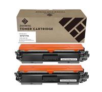 ZOOMTEC for HP CF217A 17A 2 Paquet Toner Cartridges Compatible with HP Laserjet Pro MFP M130nw M130fn M130fw M130a M102a M102w Printer (with Chip)