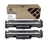 ZOOMTEC Replacement for 32A CF232A Imaging Drum Unit Compatible for HP Laserjet Pro M118 M203 M220 M118dw M203d M203dn M203dw MFP M227 M148 M227fdn M227fdw M148fdw M148dw m148dn Printer (2x Black)