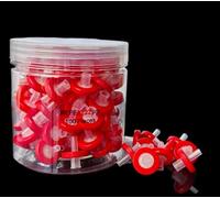 zoomto Syringe Filters Hydrophobic PTFE Membrane 1000PCS, 0.22um Pore Size,13mm Disc Diameter,HPLC and GC Needle Filter, Non-Sterile, High Throughput Lab Filtration, Barreled Packed