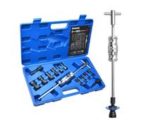 Zoomtools 13PC 8-32MM Blind Hole Inner Internal Bearing Puller Tool Set Bearing Remval Remover Kit with Slide Hammer and Expandable Collets for Auto & Motorcycle (13PC 2x(8+10mm))