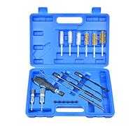 Zoomtools 19pcs Universal Injector Seat Brush Cleaner Cleaning Tool Set injector cleaner tool for Diesel Engines