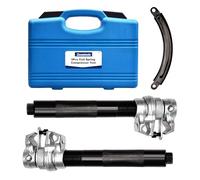 Zoomtools 2pcs Coil Spring Compressor Tool Heavy Duty Macpherson Strut Spring Compressor Set with Safety Jaws and Holder