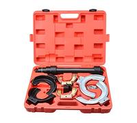 Zoomtools Engine Macpherson Strut Coil Spring Compressor Interchangeable Fork Coil Extractor Remover Tool Set for Dismantling Automobile Shock Spring