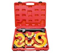 Zoomtools Macpherson Strut Coil Spring Compressor Kit Interchangeable Fork Coil Extractor Tool Set, with Yoke Protector