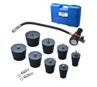 Zoomtools Turbocharger Air Pressure Boost Tester tools, Easy To Use 4 Pair Adapters Turbo System Leakage Tester tools for Cooling System Hoses Set