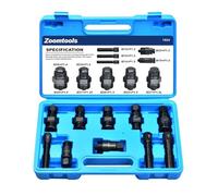 Zoomtools Universal 10 Pcs Motorcycle Flywheel Puller Tool Set for Motorcycle Dirt Bike ATV Compatible with Yamaha Kawasaki Honda Suzuki