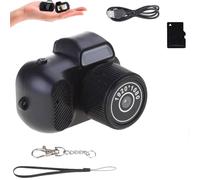 Zoomu Mini Camera Keychain, 1080p Mini Digital Camera Keychain, with Led Flash Light and Hd Screen, for Photo Video Travel Study (32G)