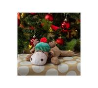 Zoon Christmas Rudy PlayPal Reindeer Stuffed Dog Toy