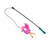 Zoon Nip-it Flamingo Cat Tickle Stick