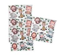 Zoon Patterns Printed Party Napkins (40 Pieces,6.5x6.5inch) - Birthday Decorations Supplies for Girls, Boys, Kids with Zoon Party Invitations & Themed Zoon Birthday Accessories