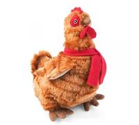Zoon Poochie Poultry Soft Squeaky Plush Chicken Dog Toy