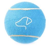 ZOON Throw Fetch Dog Toy - 15cm Extra Large/Jumbo Pooch Squeaky Tennis Ball