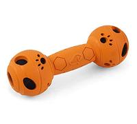 Zoon Uber-Activ Rubber Squeaky Ball Dumbbell