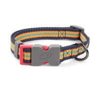 Zoon Walkabout Dog Collar - Medium Oxford Stripe
