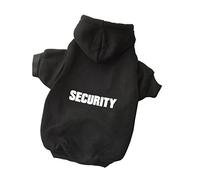 ZoonPark Dog Hoodie,Fashion Soft Cotton Fleece Pet Security Hoodie Hooded Clothes Warm Autumn Winter Coat Pet Costume Apparel for Medium Dogs