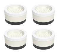 ZOOPH Furniture Riser，4 Pcs Sofa Risers Plastic Furniture Raisers Lifts Height 5/9/13cm Heavy Duty Support Legs, for Bed Table Chair Couch(Grey,5cm)(White,5cm)