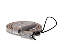 ZoopLoop Grey Silicone Scratchproof 20.75in Tether for Digital Electronic Styluses (Diameter Range: 0.27-0.37in) - Secure Stylus to Tablet Case - Tablet Pencil Holder Accessory