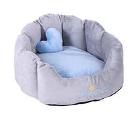 Zooplus Comfortable Snuggle bed Prince Cats Dogs Washable (Blue)