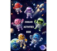 Zooqari Space Activity Book for Kids: Mazes, Coloring, Dot to Dot, Word Search and More