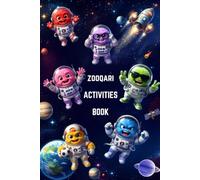 Zooqari Space Activity Book for Kids: Mazes, Coloring, Dot to Dot, Word Search and More