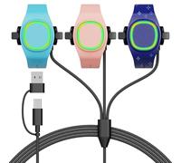 ZOOROO 3-in-1 Charger Compatible with Disney-Magic Band Charger