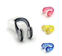 Zooshine Set of 4 Waterproof Anti-Slip Swimming Nose Clips Nose Plugs for Swimming Swimming Nose Clips for Adults Kids