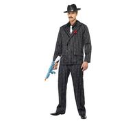 Zoot Suit Costume, Male, Black