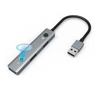 ZOOTEALY USB 2.0 Hub Compatible with Chat GPT, USB Splitter with AI Tools, Voice Transcription, Translation, Multiport Adapter for Laptop PC, AI Laptop Docking Station for Home Office Business