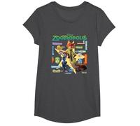 Zootropolis Signs T-Shirt, Girls, Dark Heather Grey, Medium