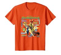 Zootropolis Signs T-Shirt, Youth, Orange, 4T