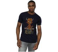 Zootropolis Yak Freedom T-Shirt Disney Mid Navy XXXL