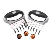 ZOOUS Chicken Shredder Claws, Meat Forks For Shredding, Shredder Tool Set of 2, Pulled Beef Pork Shredder Claws, Shredding Forks For Meat, Heat Resistant, Dishwasher Safe