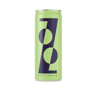 ZOOZ Activate Functional Mushroom Energy Drink - 100% Natural Cordyceps, Shilajit & Guarana w/ 37mg Caffeine - Celtic Sea Salt for Hydration - Honey-Sweetened, No Flavourings - 6 × 330 ml