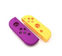 Zoozie LA Faceplate Housing Shell Case Cover+Battery Middle Frame for Switch NS NX Controller-Purple-Orange1