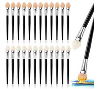 Zopeal 48 Pcs Sponge Applicators Eyeshadow Brush Pastel Applicators Small Sponge Painting Brushes Makeup Sponges Small Brush Hand Tools for Pastel Artist Painting Pastels, Makeup, DIY Scrapbooking