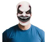 Zophlly The Fiend Bray Halloween Mask, Scary Demon Face Realistic Mask for Creepy Cosplay Costume Props for Adults
