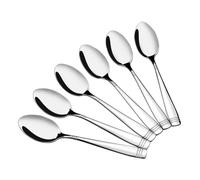 Zopnny 12 Pieces Stainless Steel Dinner Spoons Set, 20.5cm Spoons Silverware, Mirror Polished Tablespoons Silver Table Soup Spoons for Home, Kitchen or Restaurant