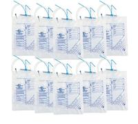 Zopper 10 x Urine Collection Bag Urinary Night Bag, for Urinary Passages Non-Return Valve Disposable, Sterile Portable Wider Bag Comes with 2000ml Capacity (Approx)