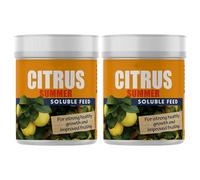 ZOPPER 2 x Citrus Plant Feed Summer 200g High Nitrogen Soluble Powdered Fertilizer For Citrus Plants Promote Strong & Healthy Growth and Improve Fruiting.