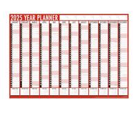 Zopper 2025 A1 Year Wall Planner Large -2025 Wall Calendar Runs January to December Full Year to View Holidays are Marked Ideal for Home and Office Folded