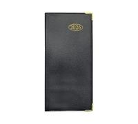 ZOPPER 2026 Slim Diary Black - Week to View Pocket Planner with Metal Corners, Premium Executive Cover, Portable Journal for Busy Professionals