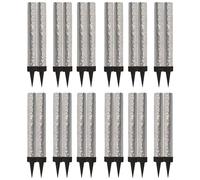 ZOPPER 24 Silver Fountain Cake Candles with Holder Cupcake Topper Sparkler Ideal for Celebration Cakes, Birthday Parties, Baby Showers