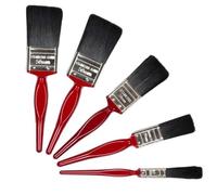 ZOPPER 5pc Professional Paint Brush set - Paint Brushes with No Loss of Bristle Paintbrush Designed For Smooth Finish Painting Suitable for All Types of Paint - Ideal for a Variety of Decorating
