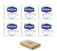 Zopper 6 x 28 Milton Sterilising Tablets for Cleaning Baby Feeding Accessories and Breastfeeding Equipment Cleaning Baby Bottles Rinse-Free Ideal for Travel Home Household Hygiene (168 Tablets)