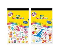 ZOPPER 800 Fun Stickers Boy & Girl- Assorted Decorative Sticker Pack with Dinosaurs Emojis Icons and Monsters for Planners Scrapbooking Journals Crafts and DIY Decoration