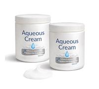 ZOPPER Aqueous Cream Unscented 500ml x 2 - Softens & Moisturises - Fragrance Free & Lanolin Free - With The Light, Non-greasy Formulation, Aqueous Cream For Essential Skin Care