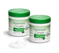 Zopper Aqueous Cream with Aloe Vera Extracts 350ml x 2 | Fragrance Free & Lanolin Free Moisturiser | Light, Non-Greasy Formula | Softens & Hydrates Skin