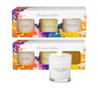 ZOPPER - Christmas Wishes Candle Gift Set, Each 45 Hours Burn 6 Scented Jar Luxury Candles Ideal for Any Occasion Such as Birthdays, Weddings, Valentines or Christmas (Christmas Wishes)